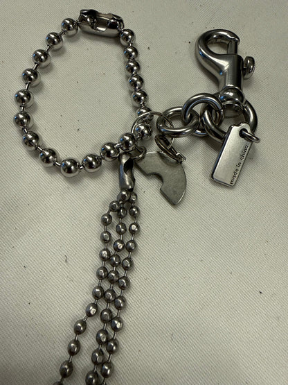 Repurposed Coach Rainbow Charm & Ball-Chain Tassel Bag Charm